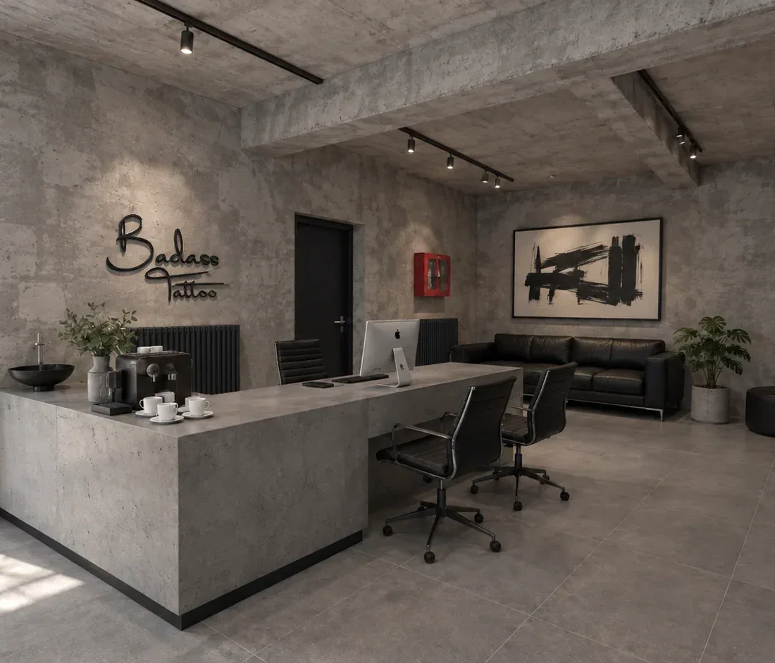 Interior Badass Tattoo Timișoara