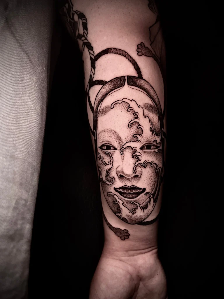 Tatuaj realizat de Adelina — detaliu din portofoliul Badass Tattoo Constanța