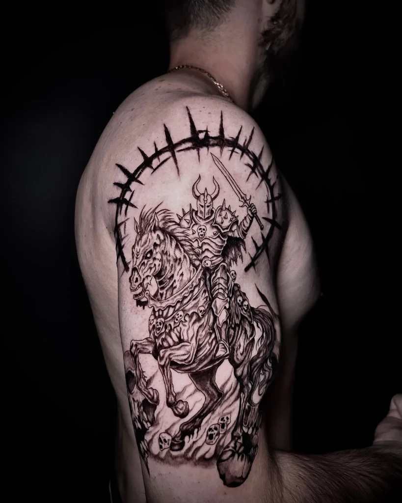 Tatuaj realizat de Adelina — detaliu din portofoliul Badass Tattoo Constanța