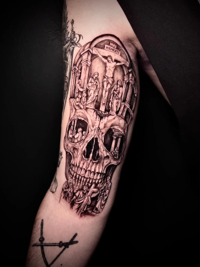Tatuaj realizat de Adelina — detaliu din portofoliul Badass Tattoo Constanța