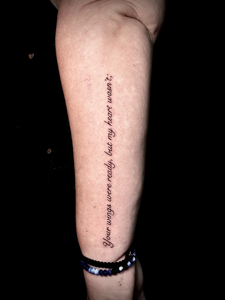 Tatuaj realizat de Adelina — detaliu din portofoliul Badass Tattoo Constanța