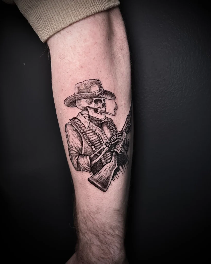 Tatuaj realizat de Adelina — detaliu din portofoliul Badass Tattoo Constanța
