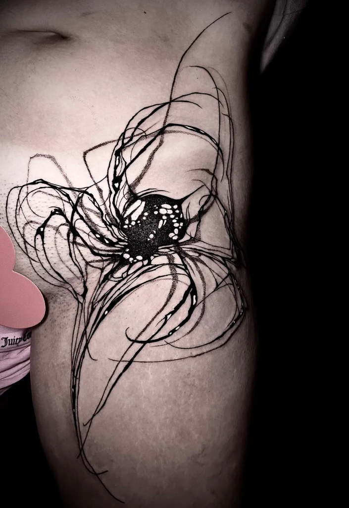 Tatuaj realizat de Adelina — detaliu din portofoliul Badass Tattoo Constanța