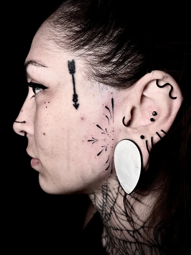 Tatuaj realizat de Adelina — detaliu din portofoliul Badass Tattoo Constanța