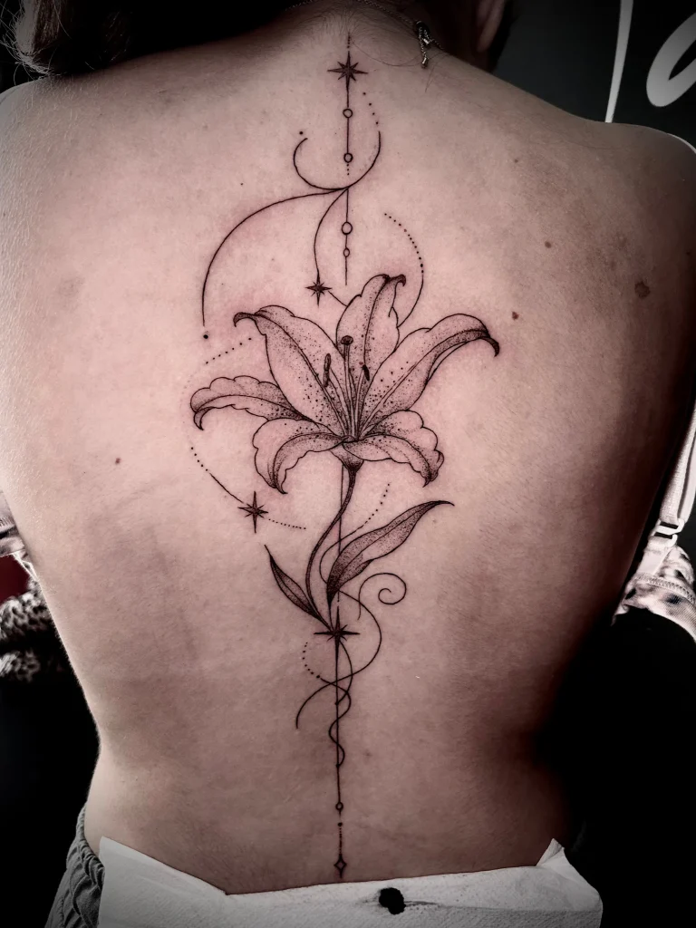 Tatuaj realizat de Adelina — detaliu din portofoliul Badass Tattoo Constanța