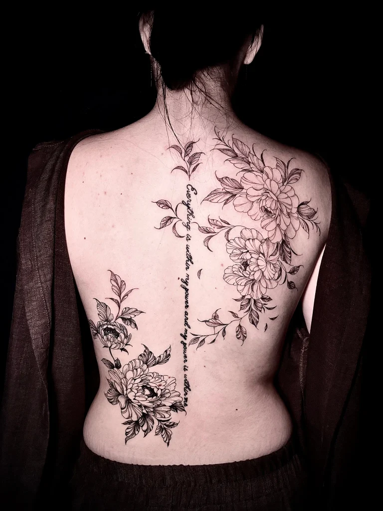 Tatuaj realizat de Adelina — detaliu din portofoliul Badass Tattoo Constanța