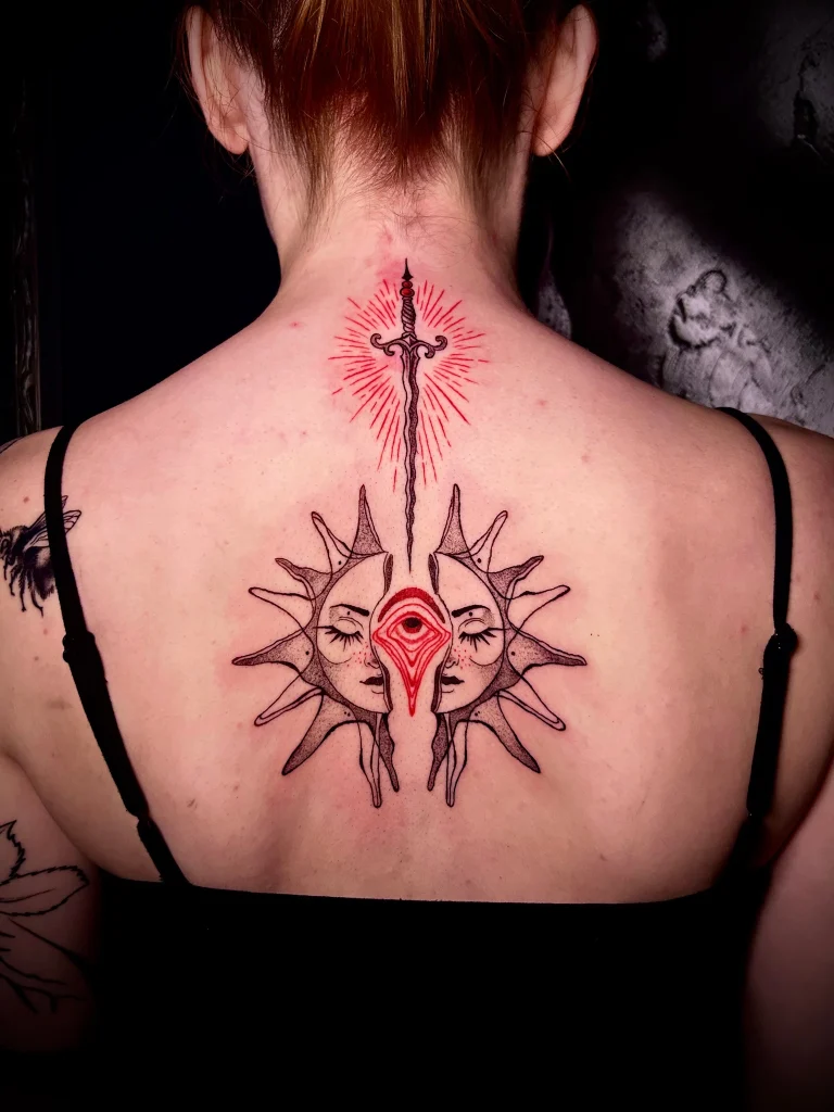Tatuaj realizat de Adelina — detaliu din portofoliul Badass Tattoo Constanța