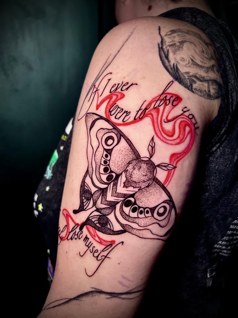 Tatuaj realizat de Adelina — detaliu din portofoliul Badass Tattoo Constanța