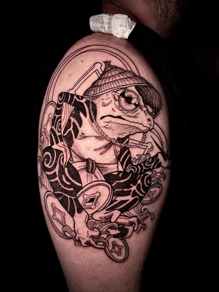 Tatuaj realizat de Adelina — detaliu din portofoliul Badass Tattoo Constanța